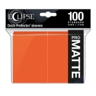 Eclipse-100-Pro-Matte-Sleeves-Pumpkin-Orange